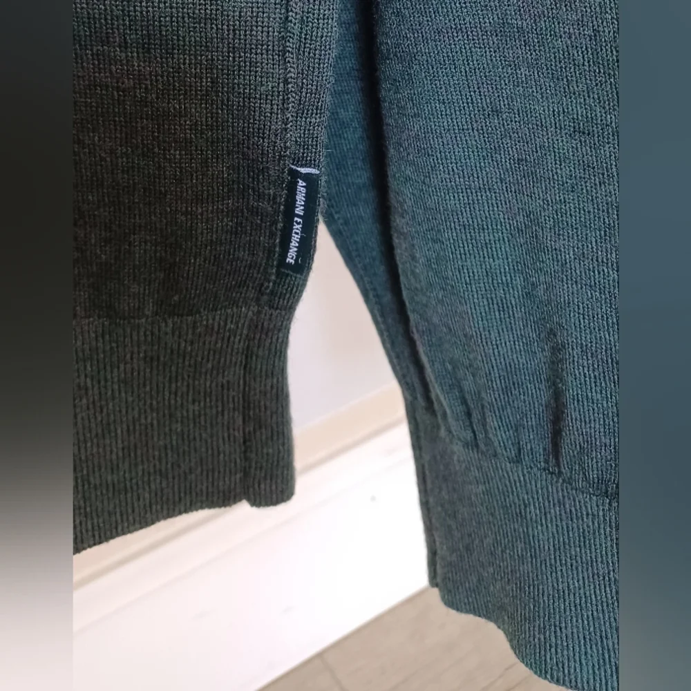 Armani Exchange Men's Turtleneck Sweater in green, Size XL
